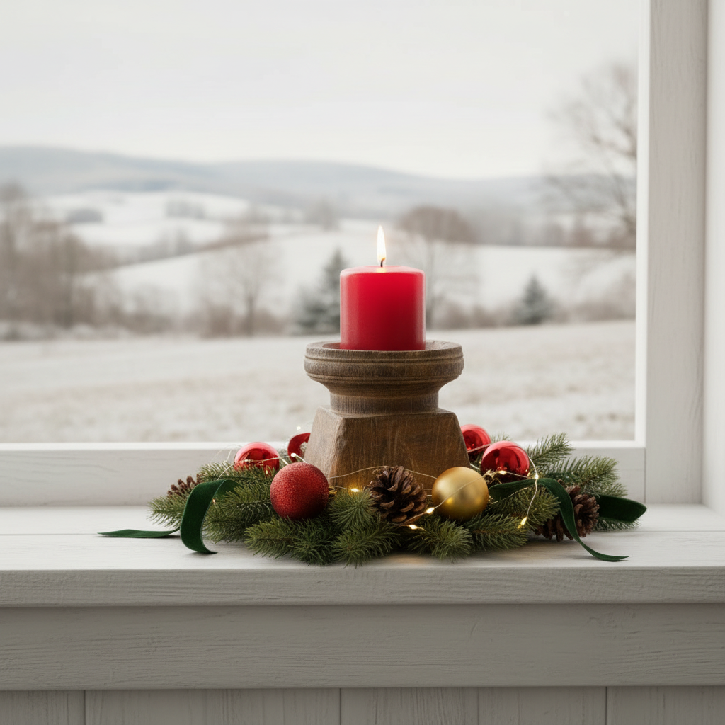 Kerzenständer aus Altholz Unikat