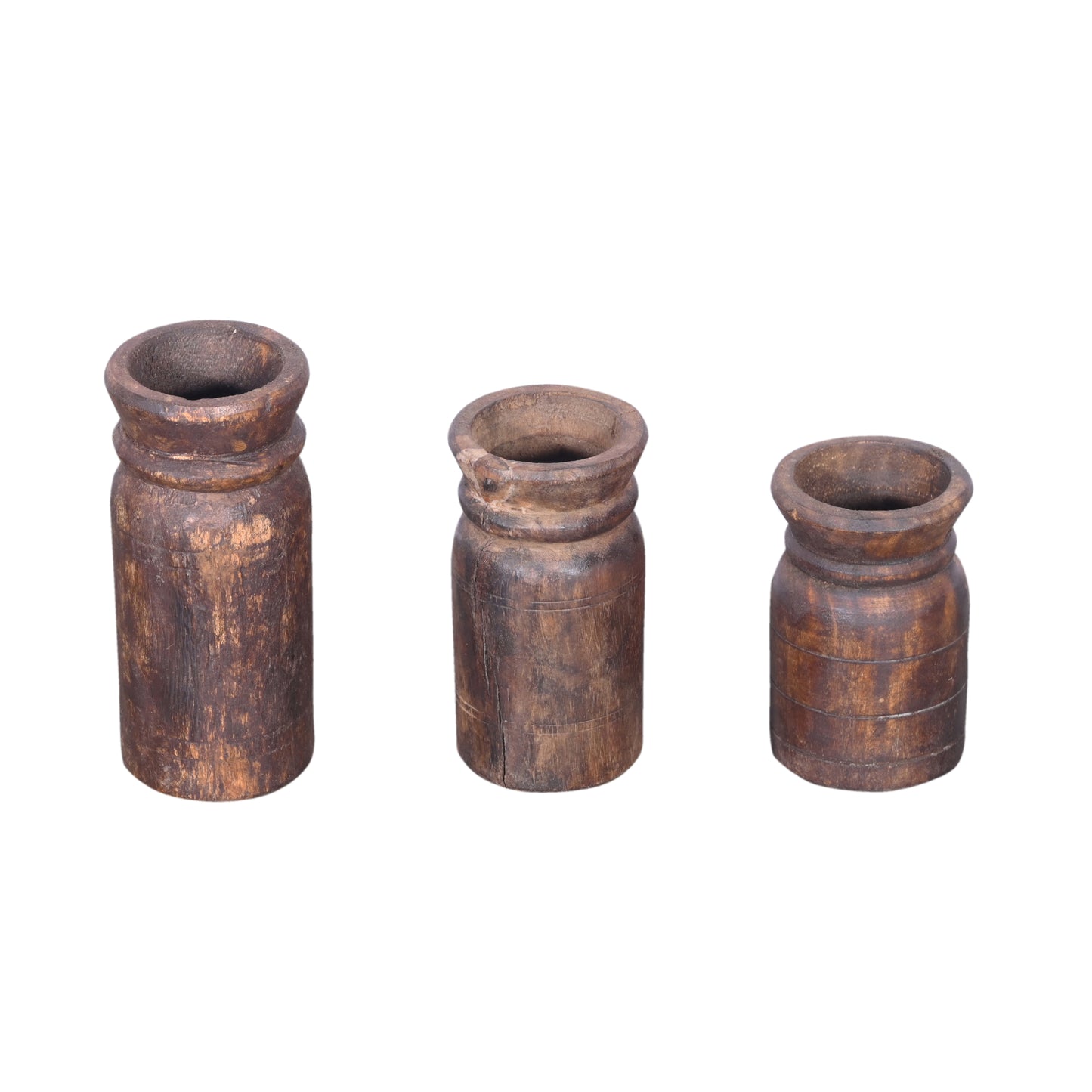 Vase Deko Upcycling aus Holz