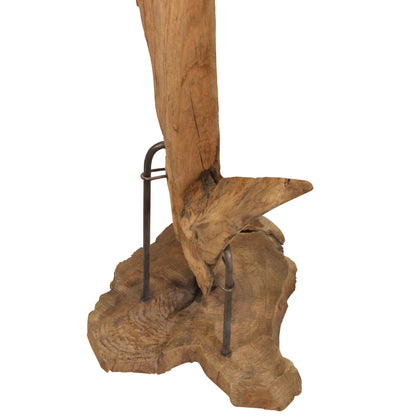 Garderobe >Luku< Kleiderständer Standgarderobe aus recycle Teak