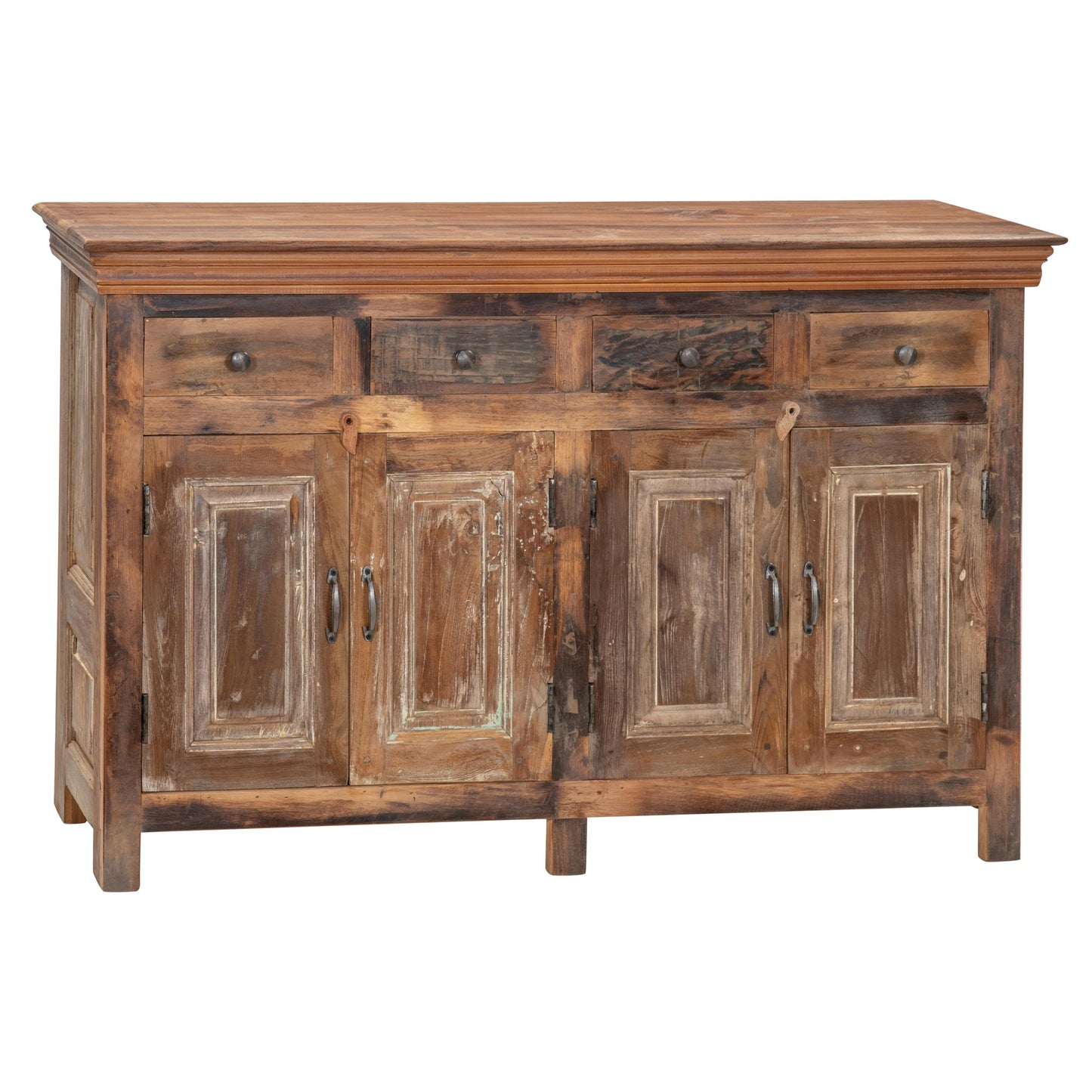 Sideboard mit antiken Türen & 4 Schubladen - 160cm