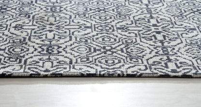 Teppich gewebt >Bangal< blau 120x180cm