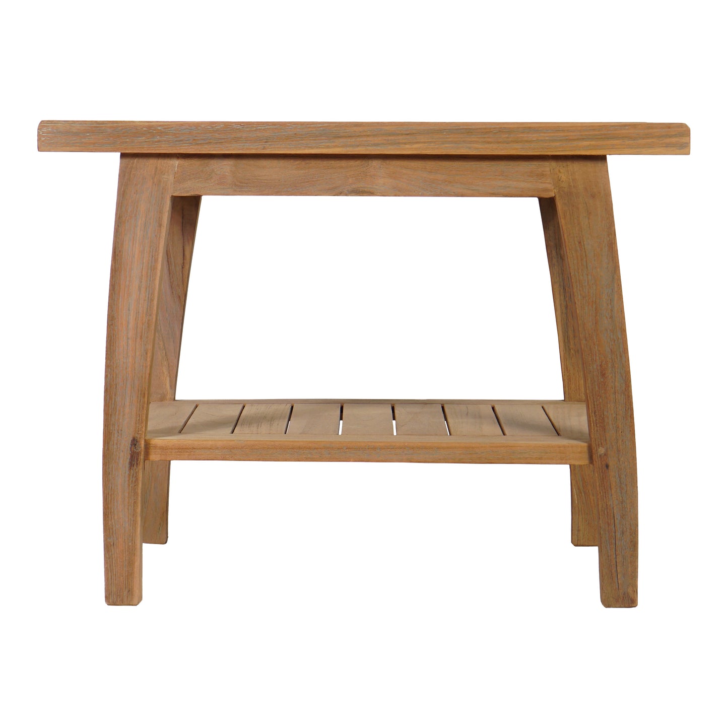 Beistelltisch  >Pajung< Gartenbank Hocker Teakholz