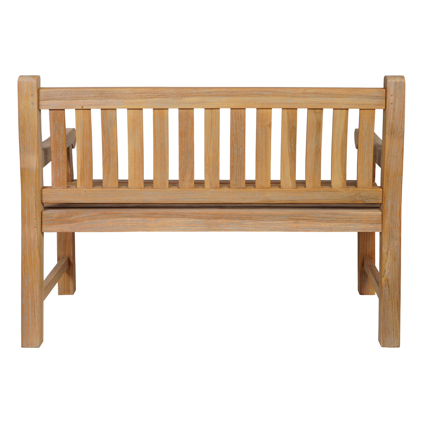 Gartenbank >Jamaica< Teakholz 120cm - Grey Wash