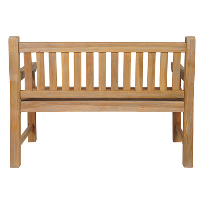 Gartenbank >Jamaica< Teakholz 120cm - Grey Wash