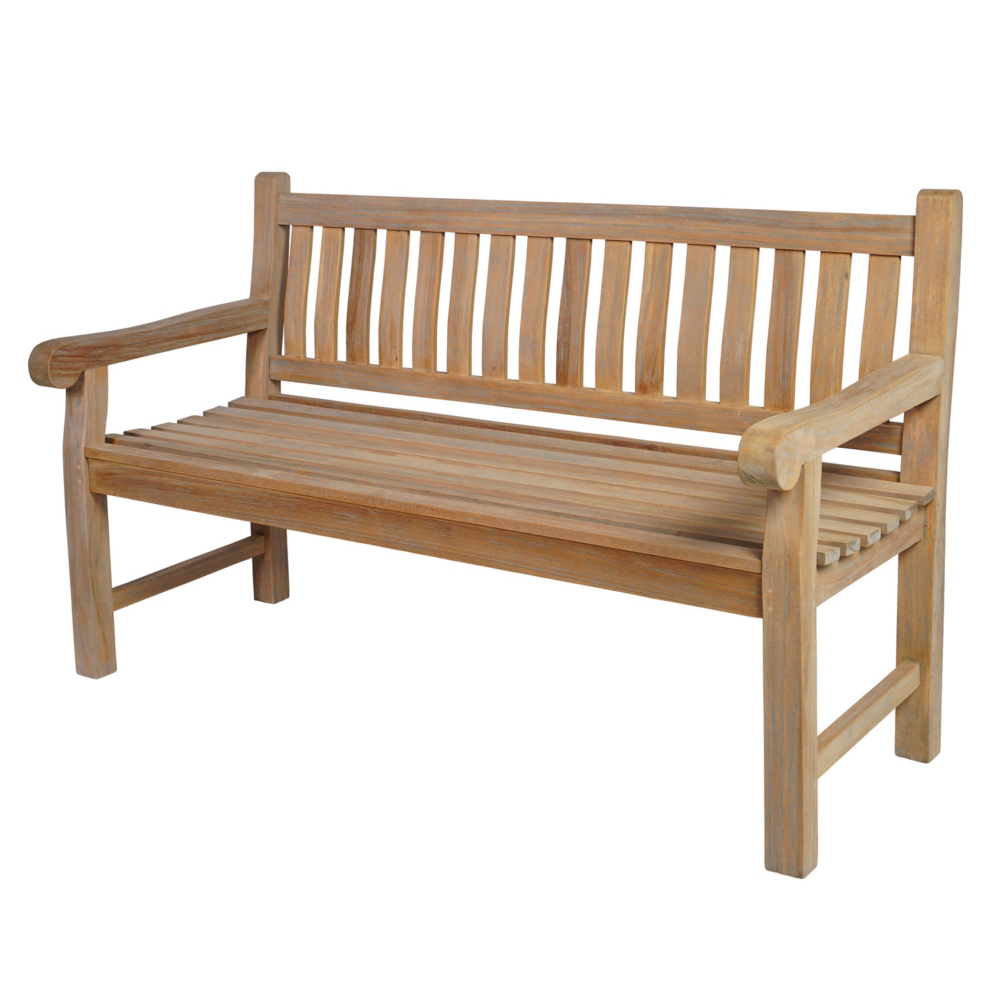 Gartenbank >Jamaica< Teakholz 150cm - Grey Wash