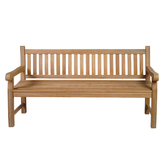 Gartenbank >Jamaica< Teakholz 180cm - Grey Wash