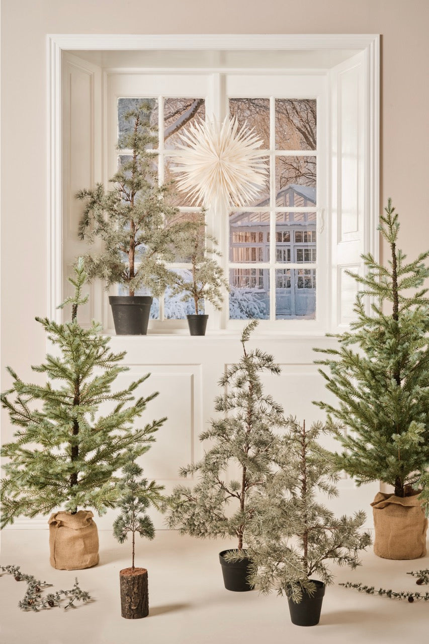 Zederngirlande Deko Weihnachten künstlich mit Zapfen