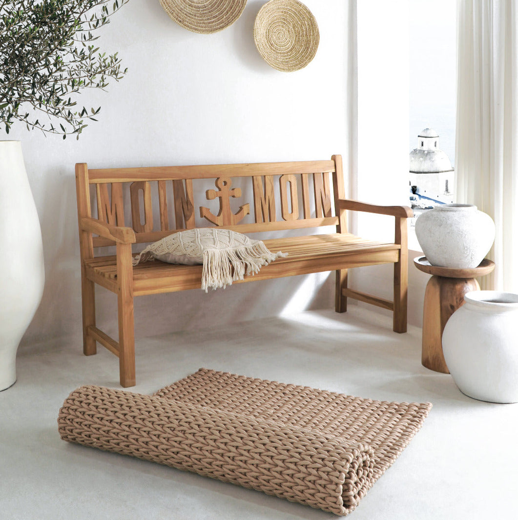 Gartenbank Moin Moin Teakholz 150cm