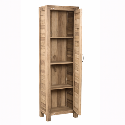 Highboard >Stripe< aus Altholz - 1 Tür