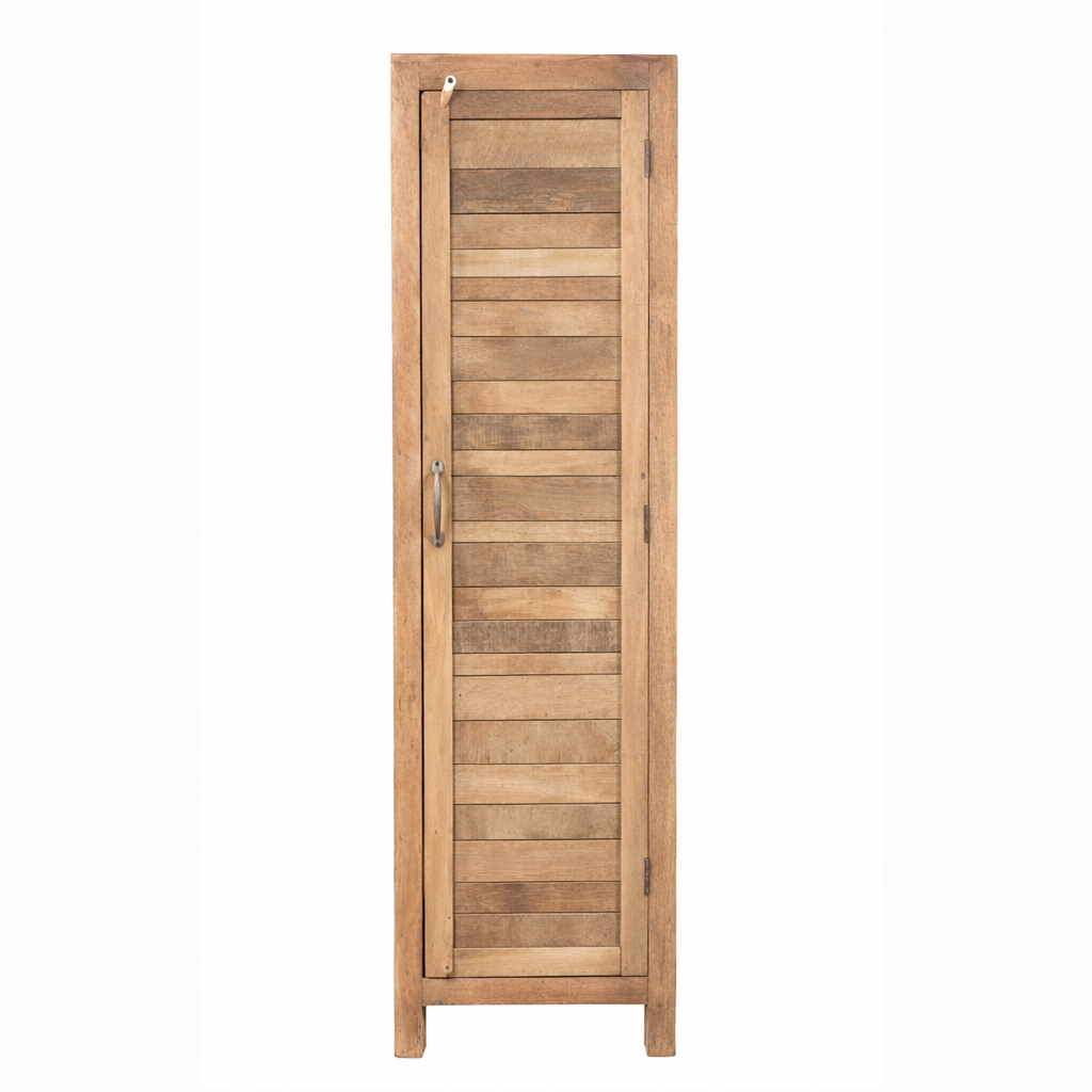 Highboard >Stripe< aus Altholz - 1 Tür