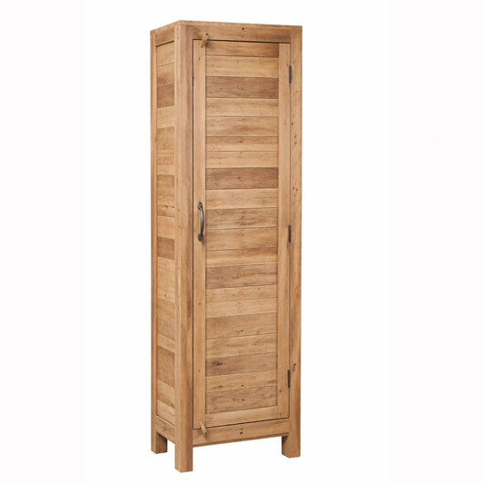 Highboard >Stripe< aus Altholz - 1 Tür