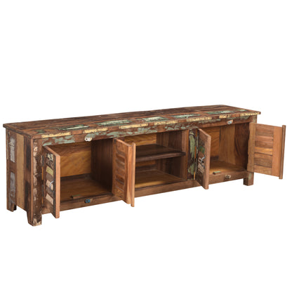 TV-Board >Stripe< aus Altholz 180cm