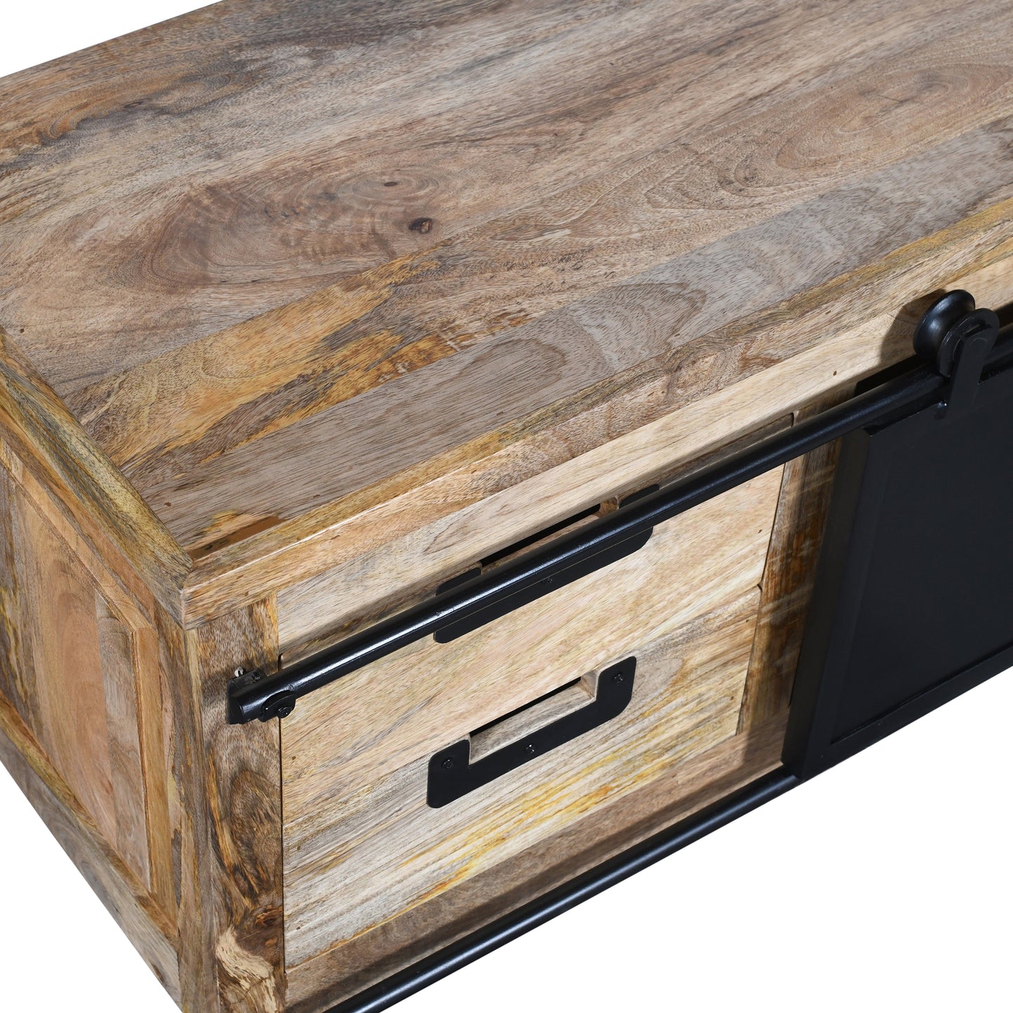 TV-Board >Tucson< aus Mangoholz & Metall 180cm