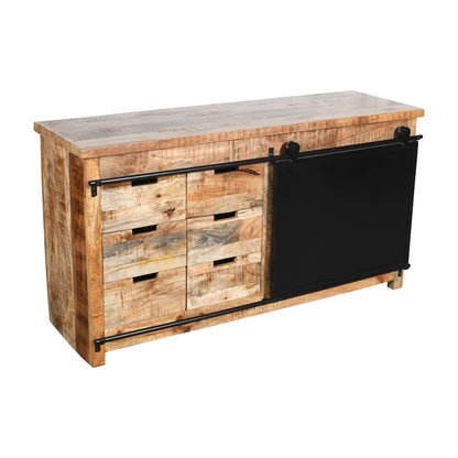 Sideboard >Tucson< aus Mangoholz & Metall - 150cm