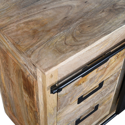 Sideboard >Tucson< aus Mangoholz & Metall - 180cm
