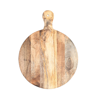 Schneidebrett rund aus Mangoholz 30cm