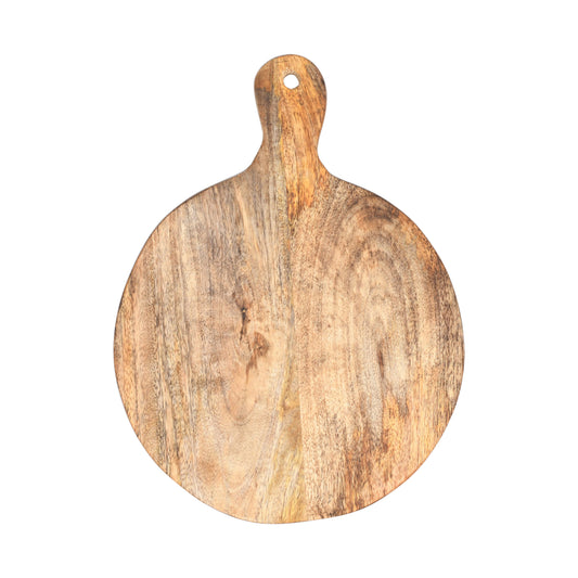 Schneidebrett rund aus Mangoholz 20cm