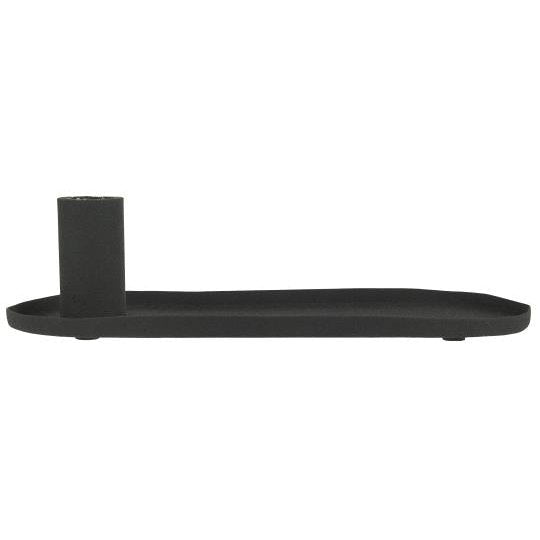 Kerzenhalter aus Metall oval