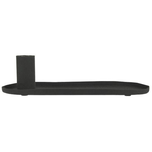 Kerzenhalter aus Metall oval