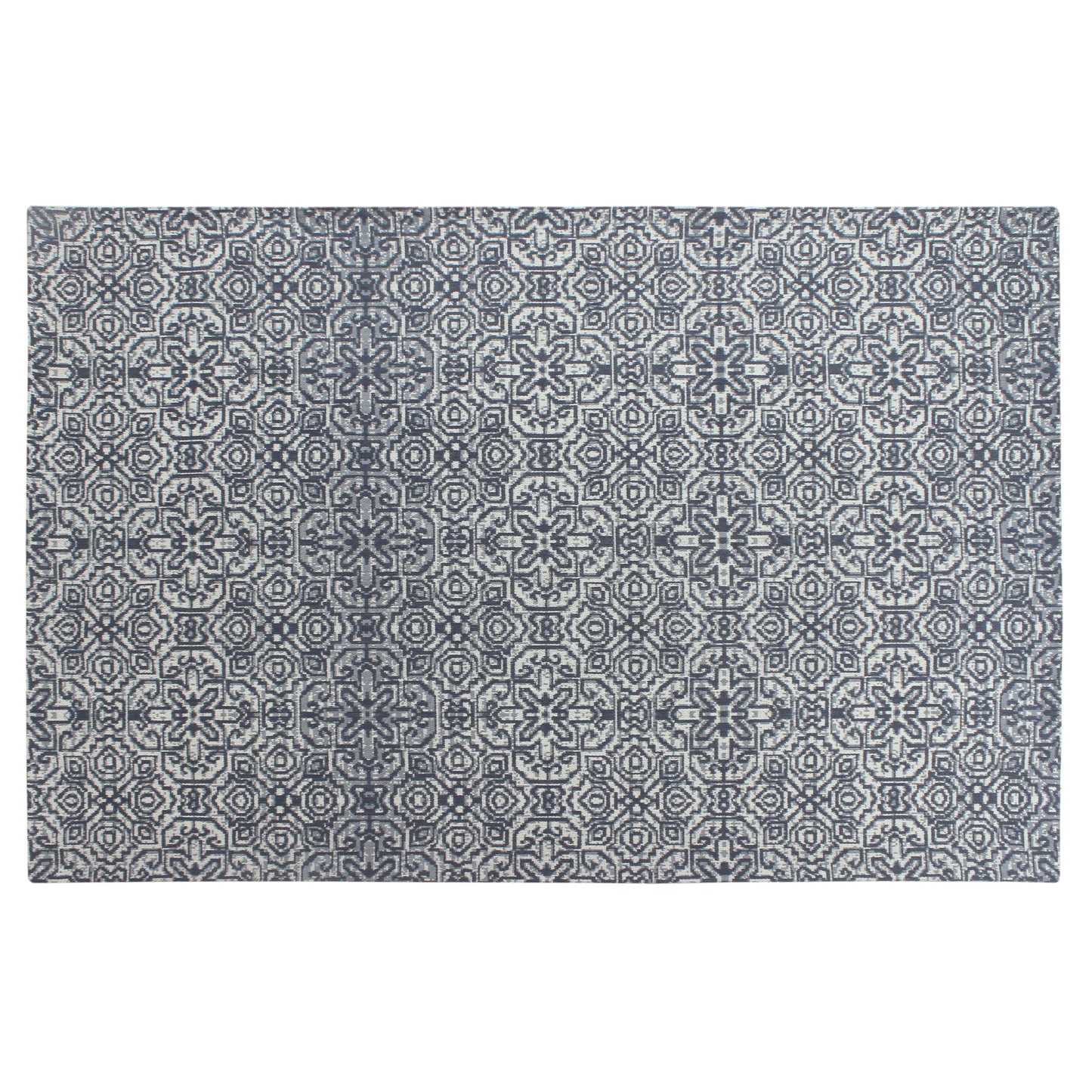 Teppich gewebt >Bangal< blau 120x180cm