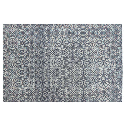 Teppich gewebt >Bangal< blau 120x180cm