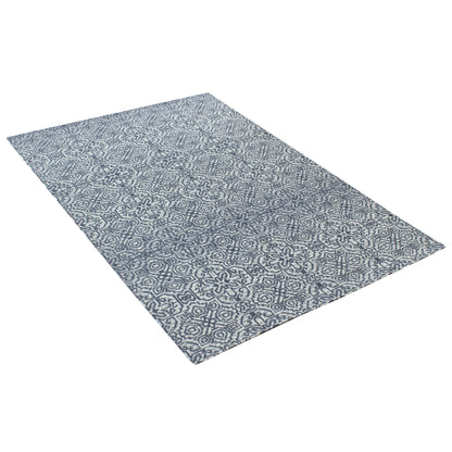 Teppich gewebt >Bangal< blau 120x180cm