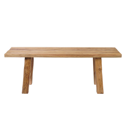 Sitzbank aus Teakholz Rustikal 115cm