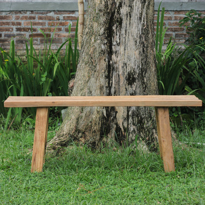 Sitzbank aus Teakholz Rustikal 115cm