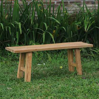 Sitzbank aus Teakholz Rustikal 115cm
