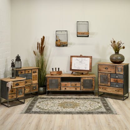 Highboard >Madrid< Mangoholz