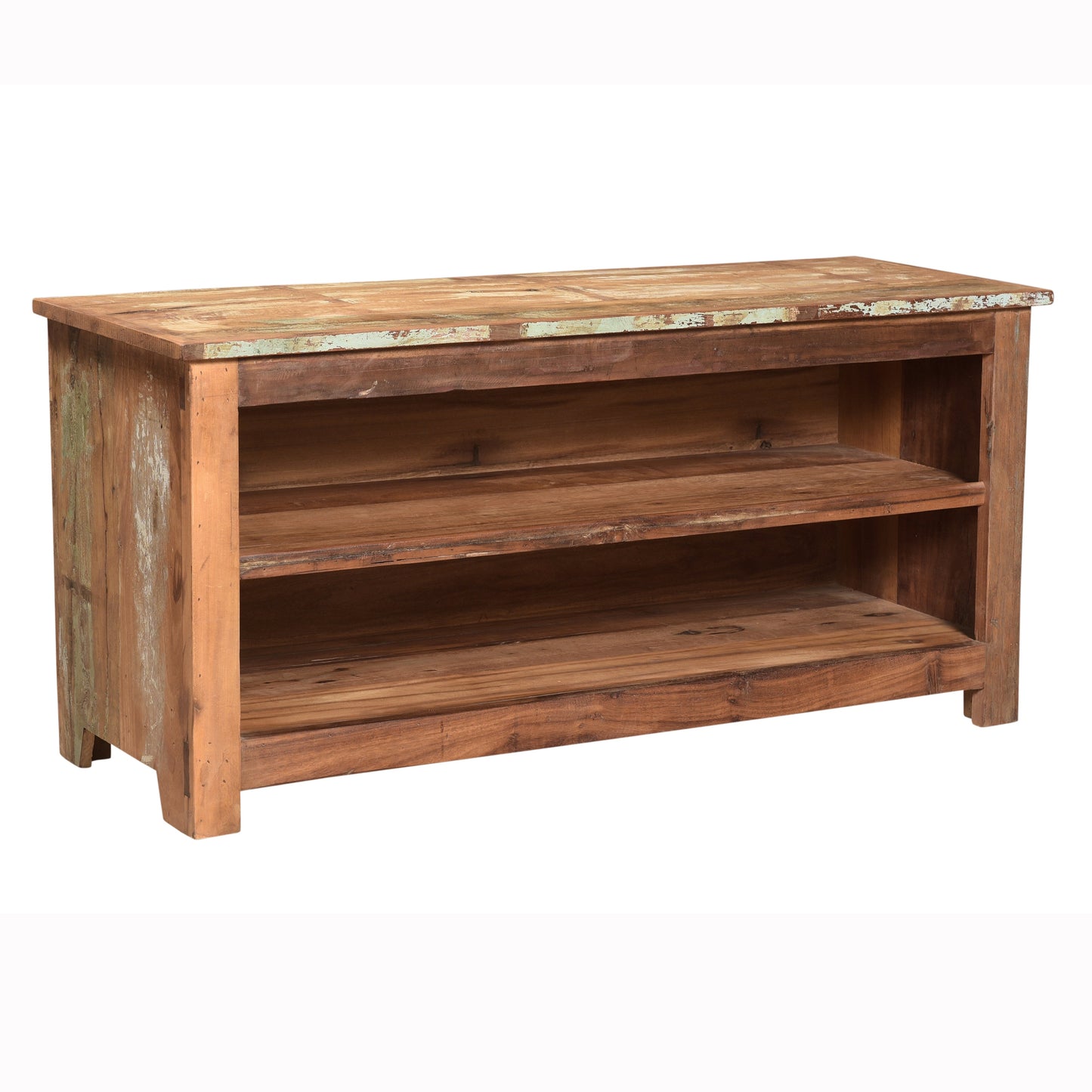 Regal >Stripe< aus Altholz TV-Board - 120cm breit