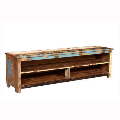 Regal >Stripe< aus Altholz TV-Board - 180cm breit