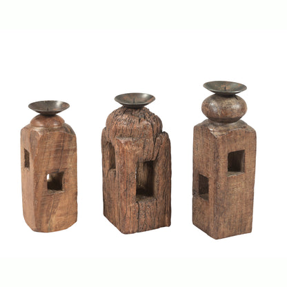Kerzenständer Altholz Upcycling