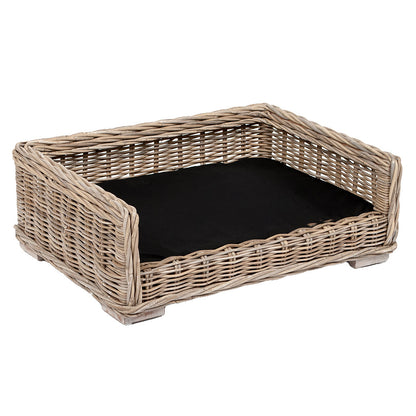 Rattan Hundekörbchen CANE inkl. Kissen

- versch. Größen