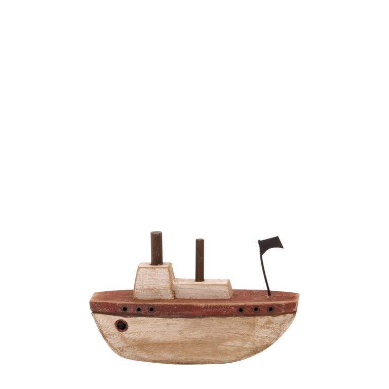 Holzschiff Natur/braun