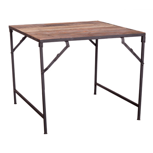 Cafétisch Bistrotisch Recycle Holz mit Metallgestell